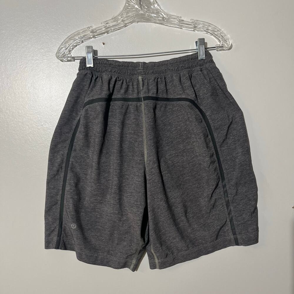 Lululemon Pace Breaker Dark Gray Shorts 9" Lined Gym Performance Mens Size Small